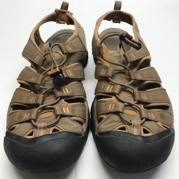 Keen Newport H2 Mens 12 Brown Leather Hiking Trail Water Beach Sandals Shoes main image 12